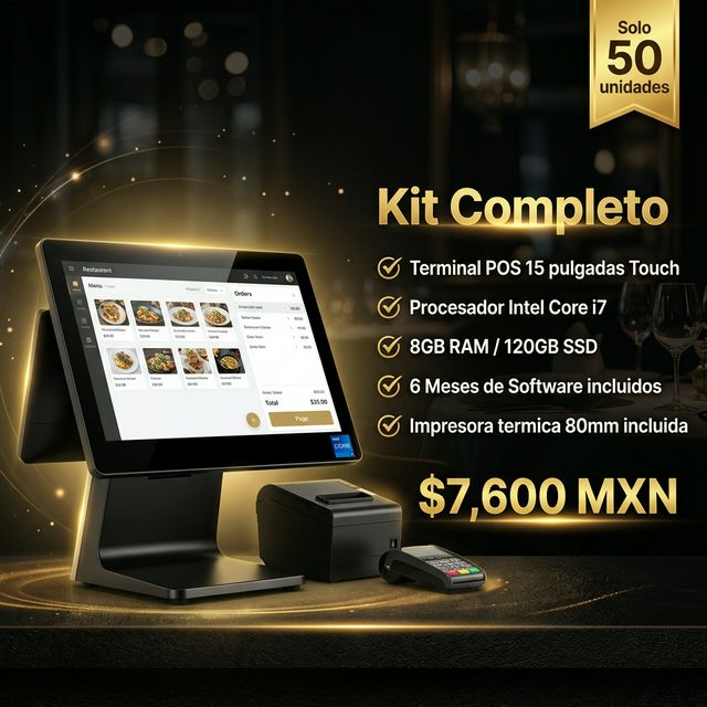 Kit Completo Terminal POS MyRest